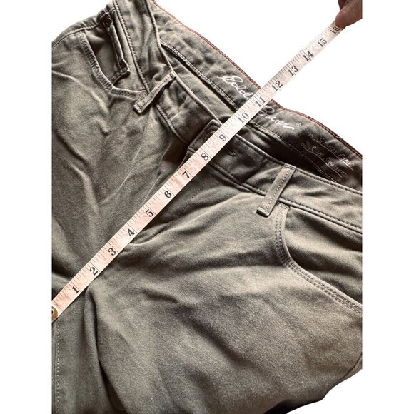 Eddie Bauer Womens Green Slightly Curvy Slim Straight Pants Size 12 - Picture 8 of 9